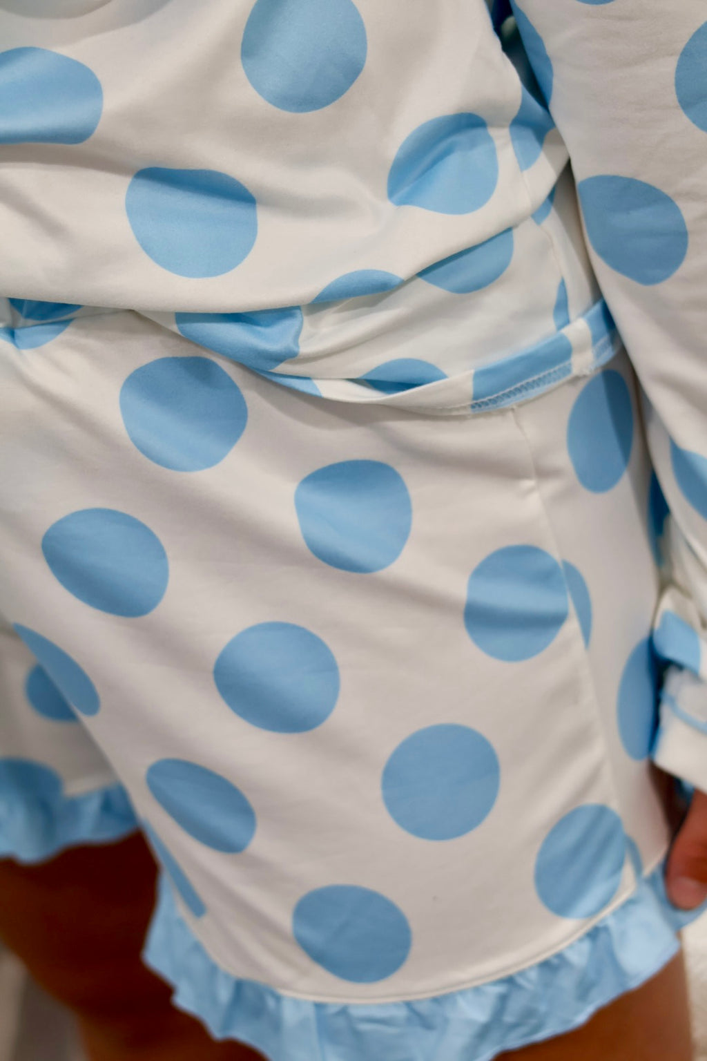 Blue Dot Darling Pajama Set