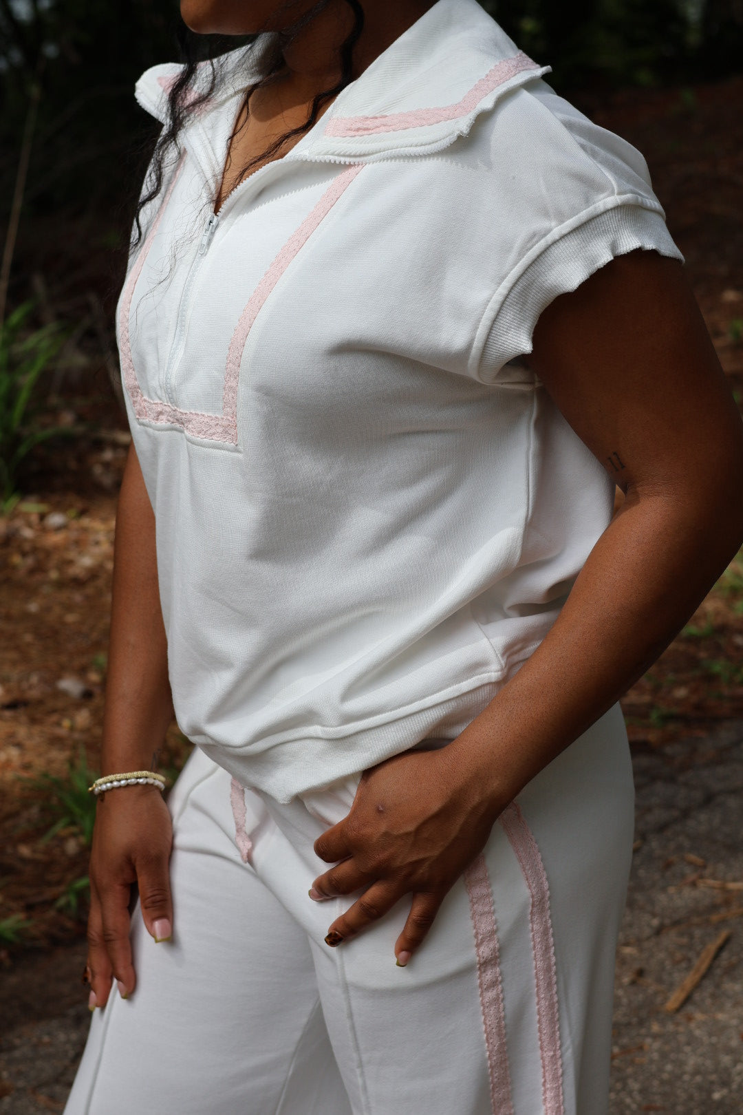 Lace and Leisure Pullover