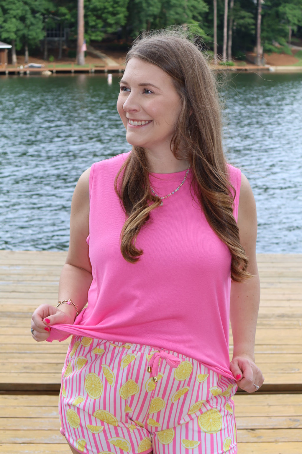 Keep it Casual Tank - Sweet Pea Pink