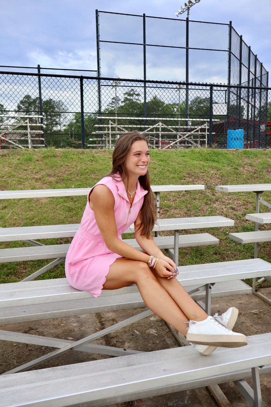 Around Town Dress - Pink Lemonade