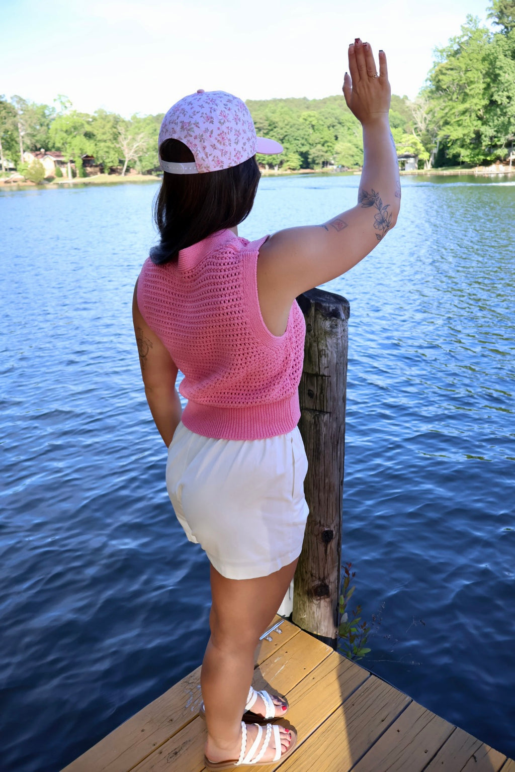 Pretty in Pink Sweater Tank