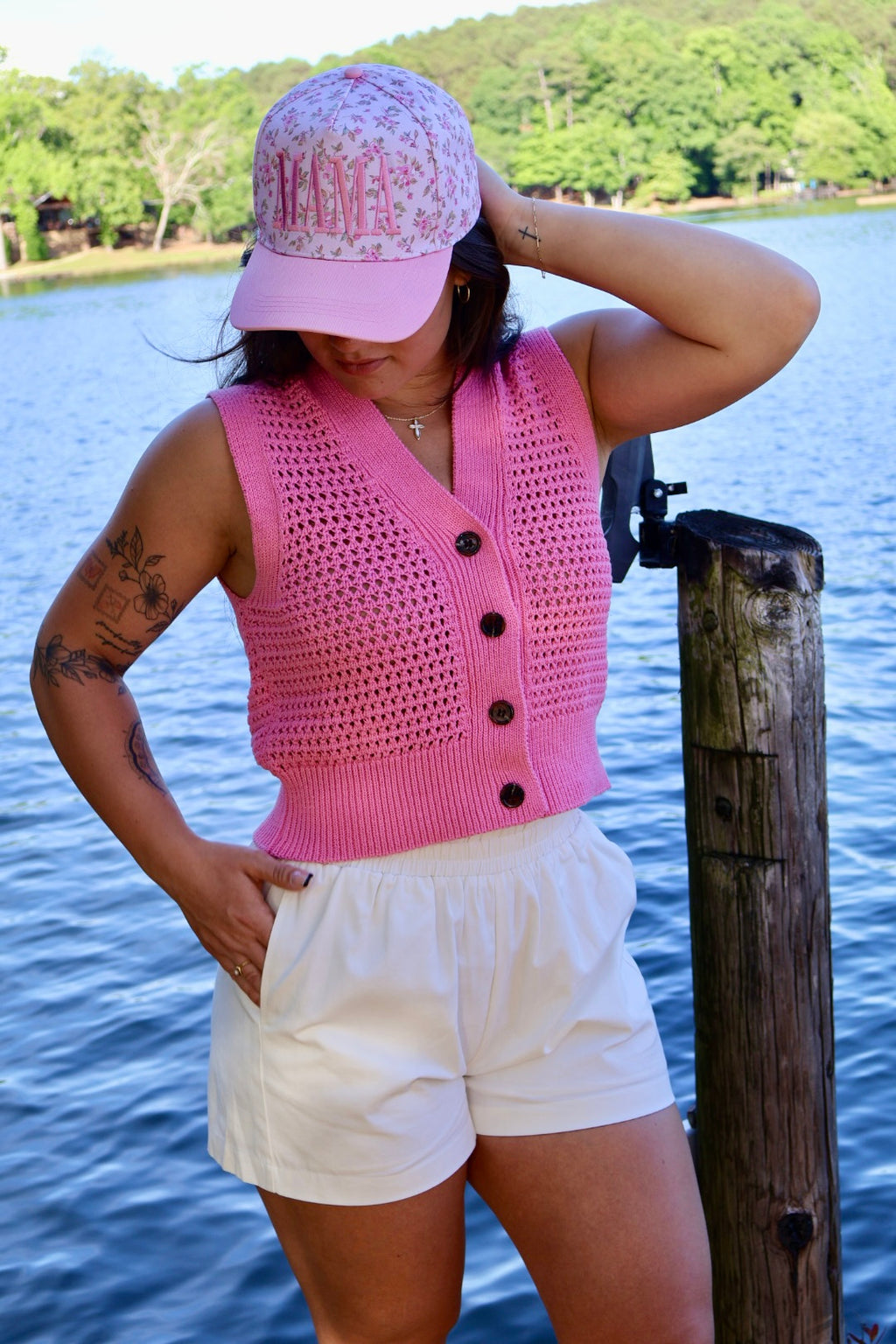 Pretty in Pink Sweater Tank