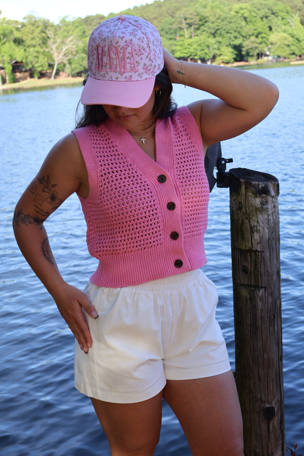 Pretty in Pink Sweater Tank