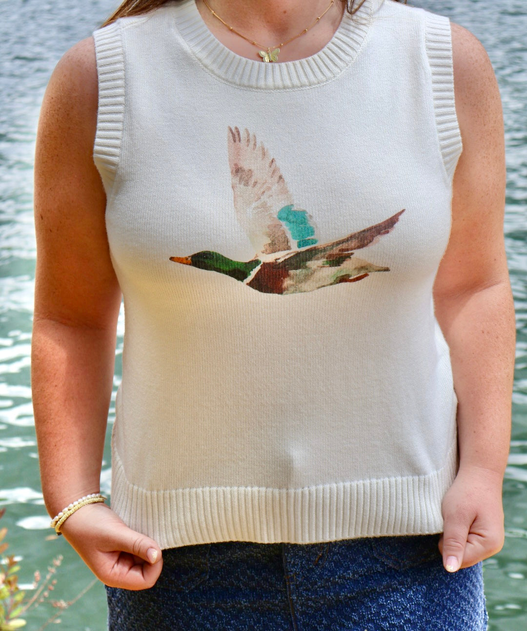 Southern Skies Duck Knit Tank