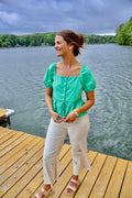 Lucky You Peplum Top