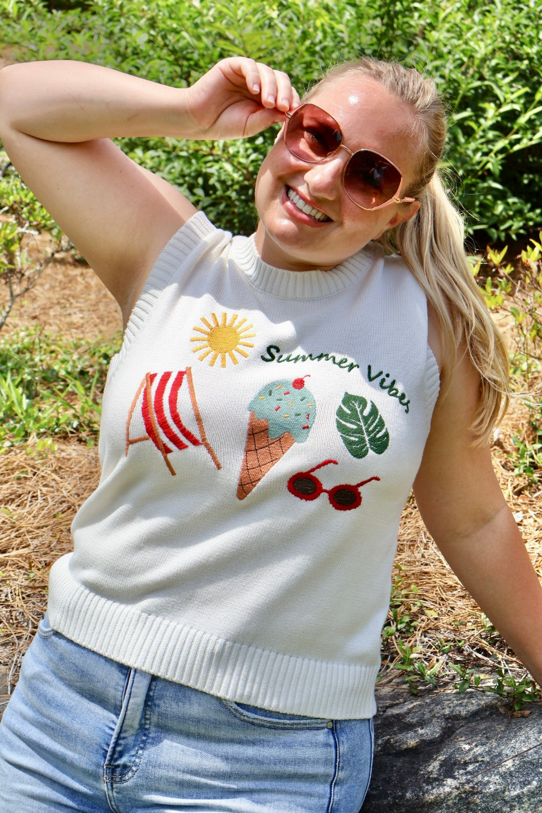 Summer Vibes Knit Tank