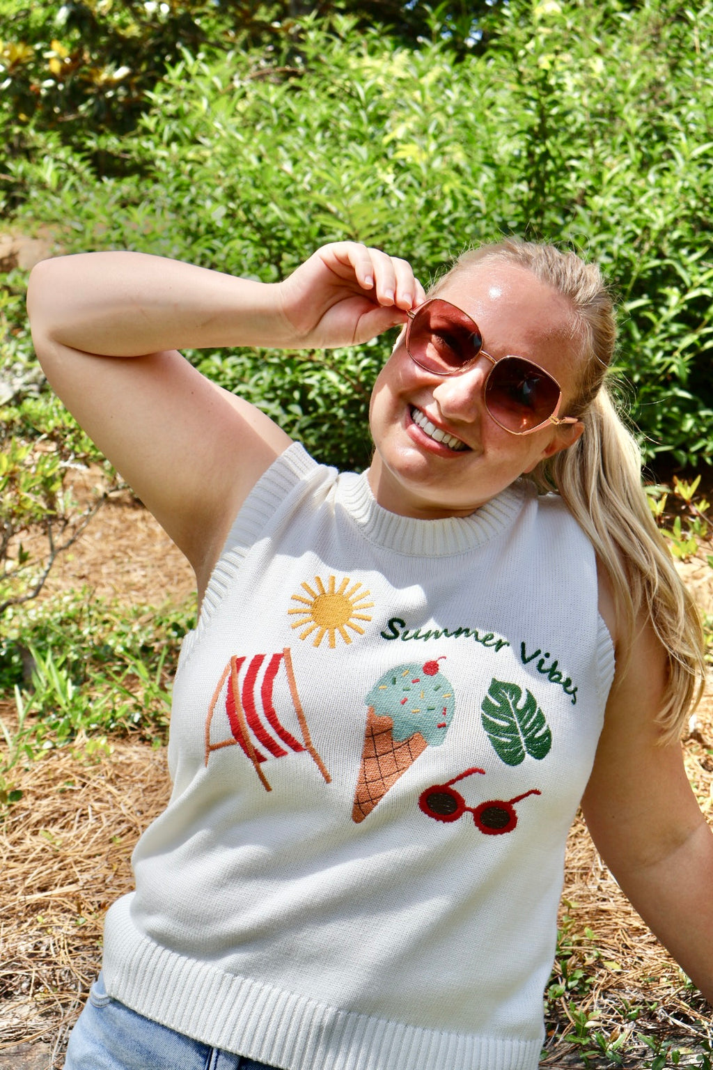 Summer Vibes Knit Tank