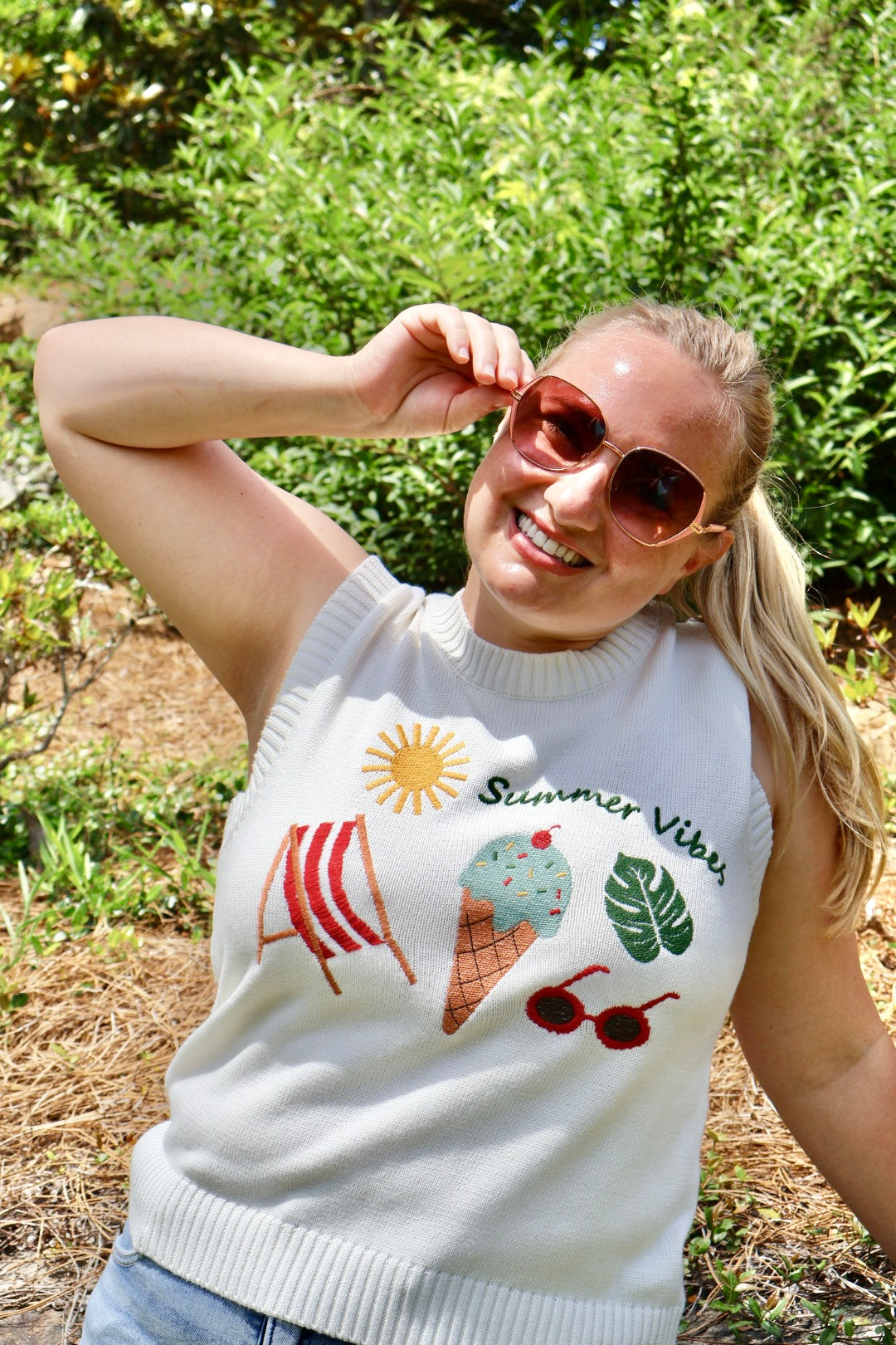 Summer Vibes Knit Tank
