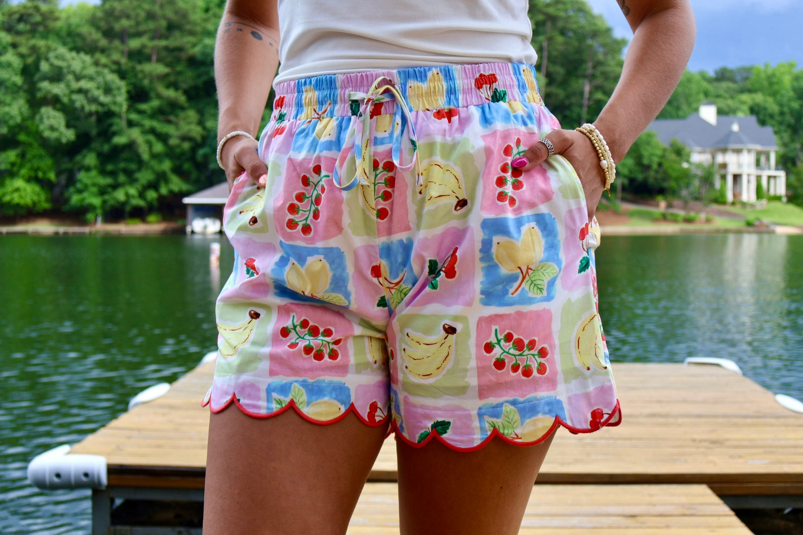 Tutti Frutti Scallop Shorts