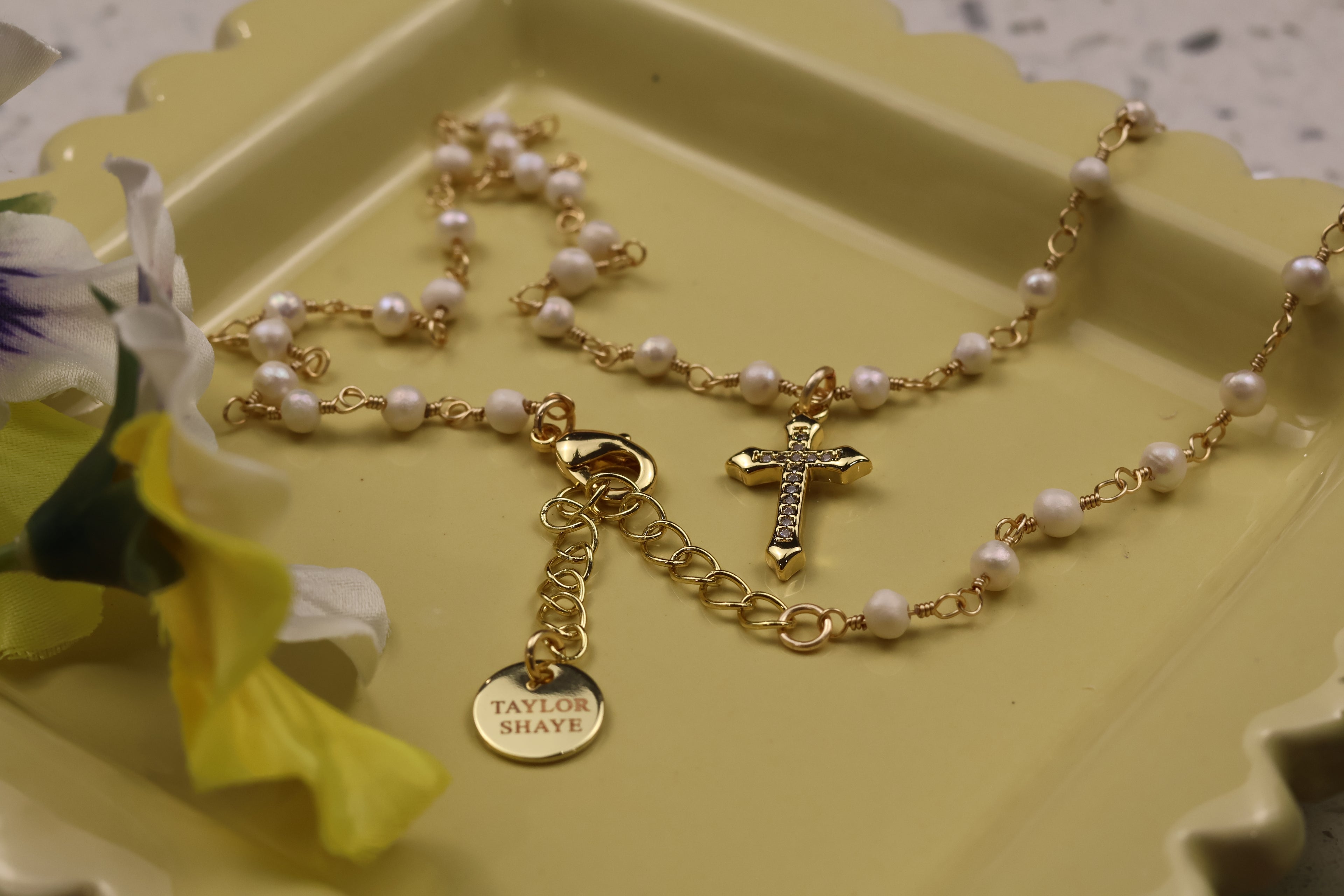 Faith & Pearls Necklace