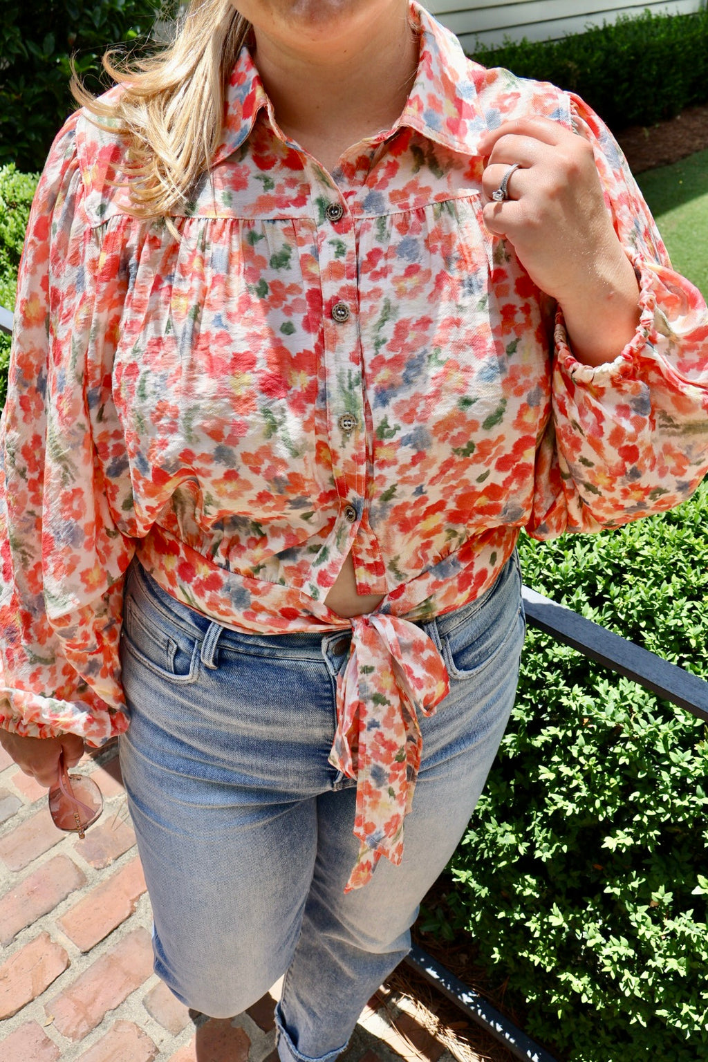 Saturday Market Tie Top