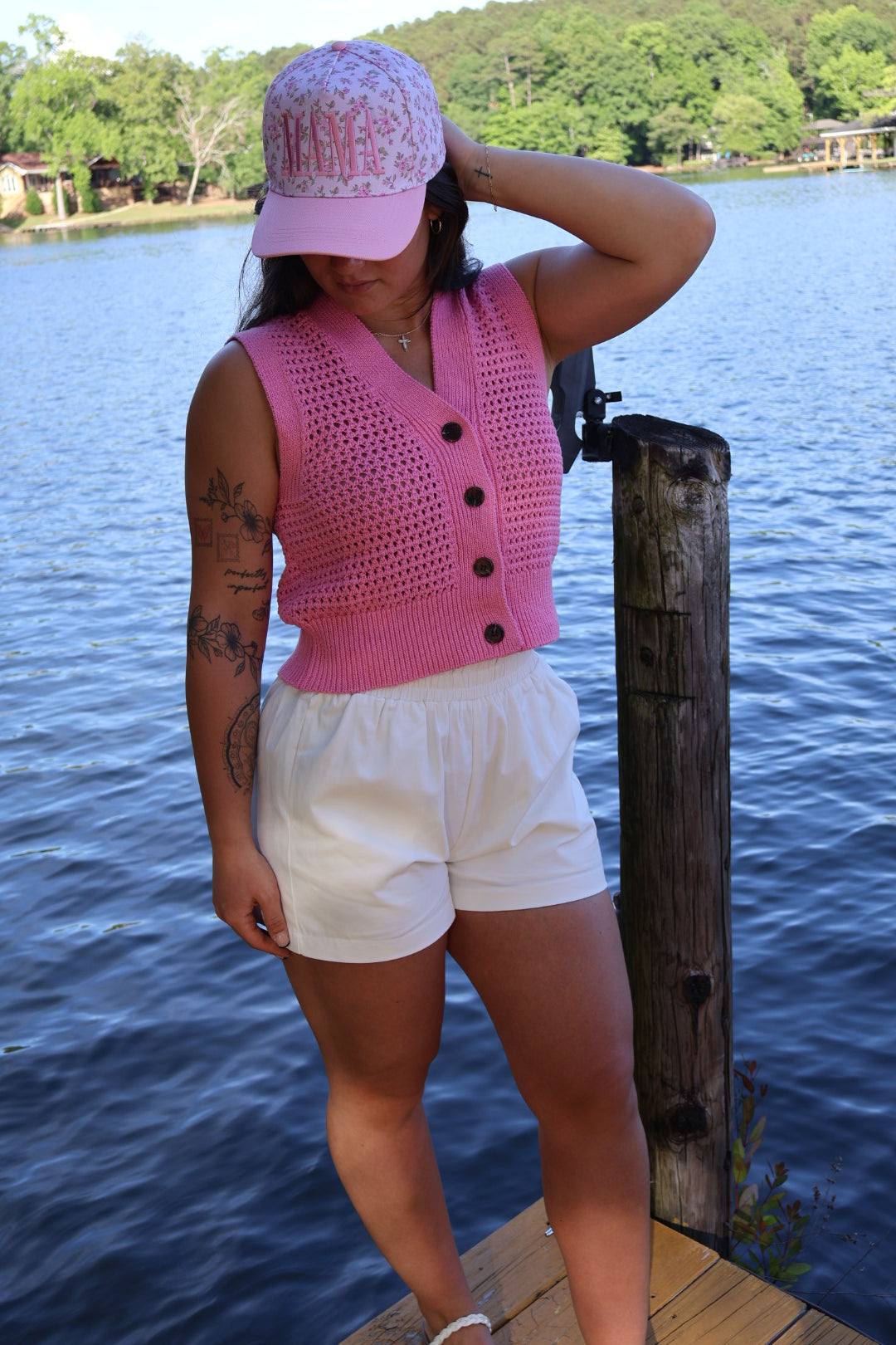 Pretty in Pink Sweater Tank