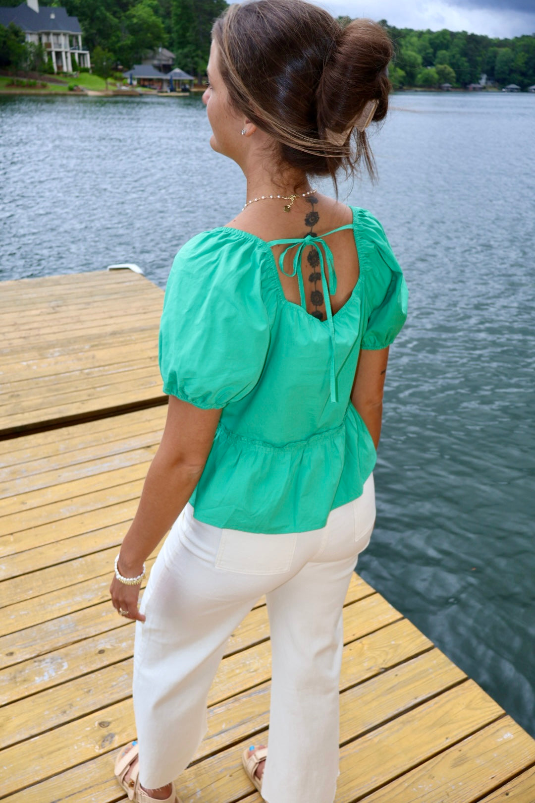 Lucky You Peplum Top