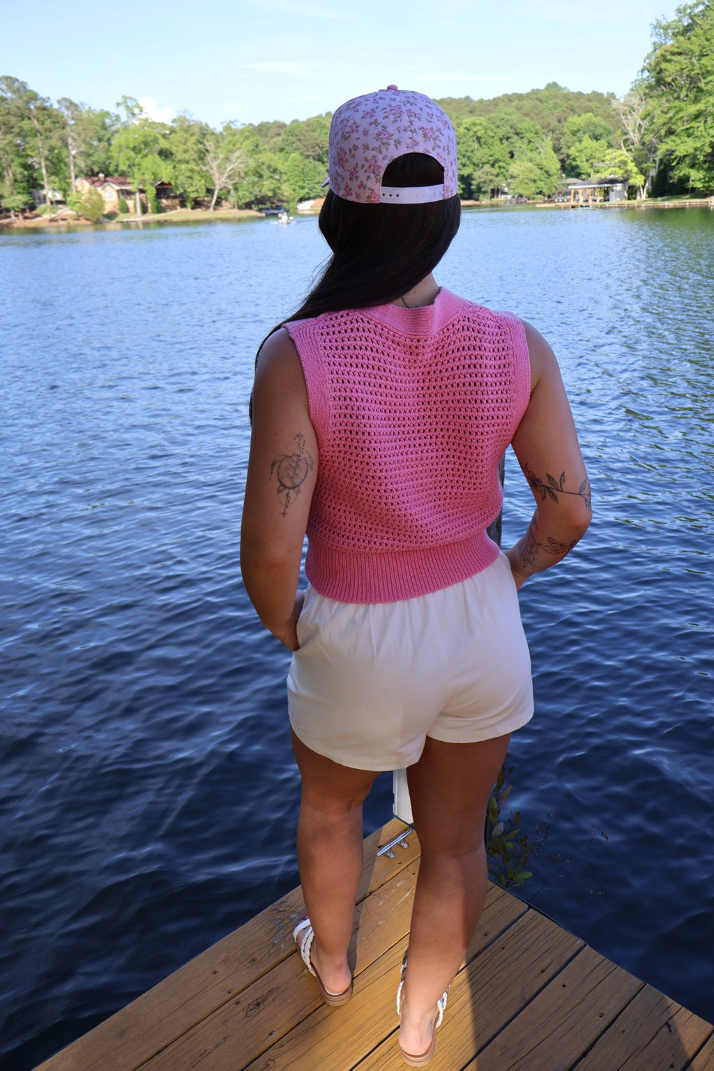 Pretty in Pink Sweater Tank
