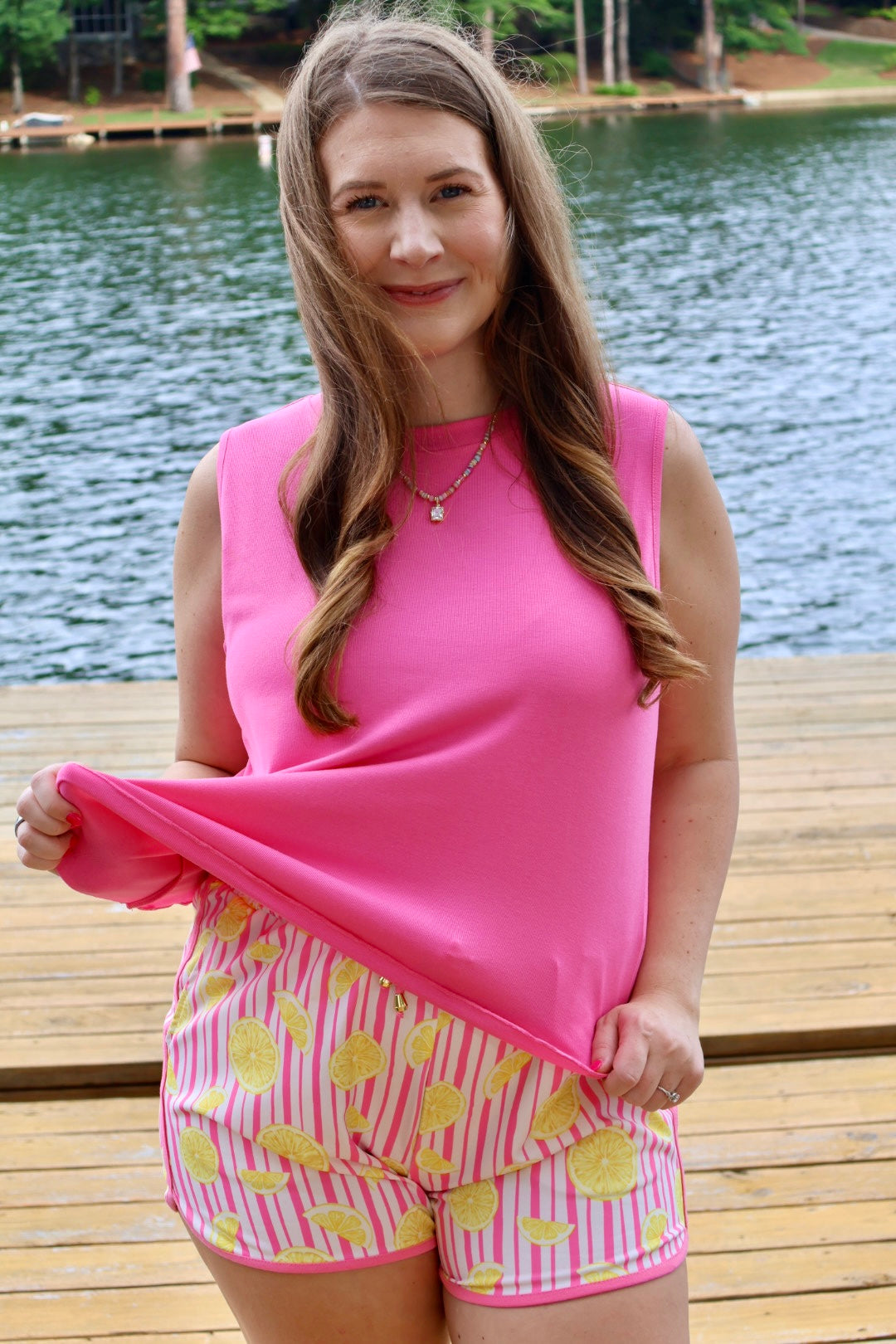 Keep it Casual Tank - Sweet Pea Pink