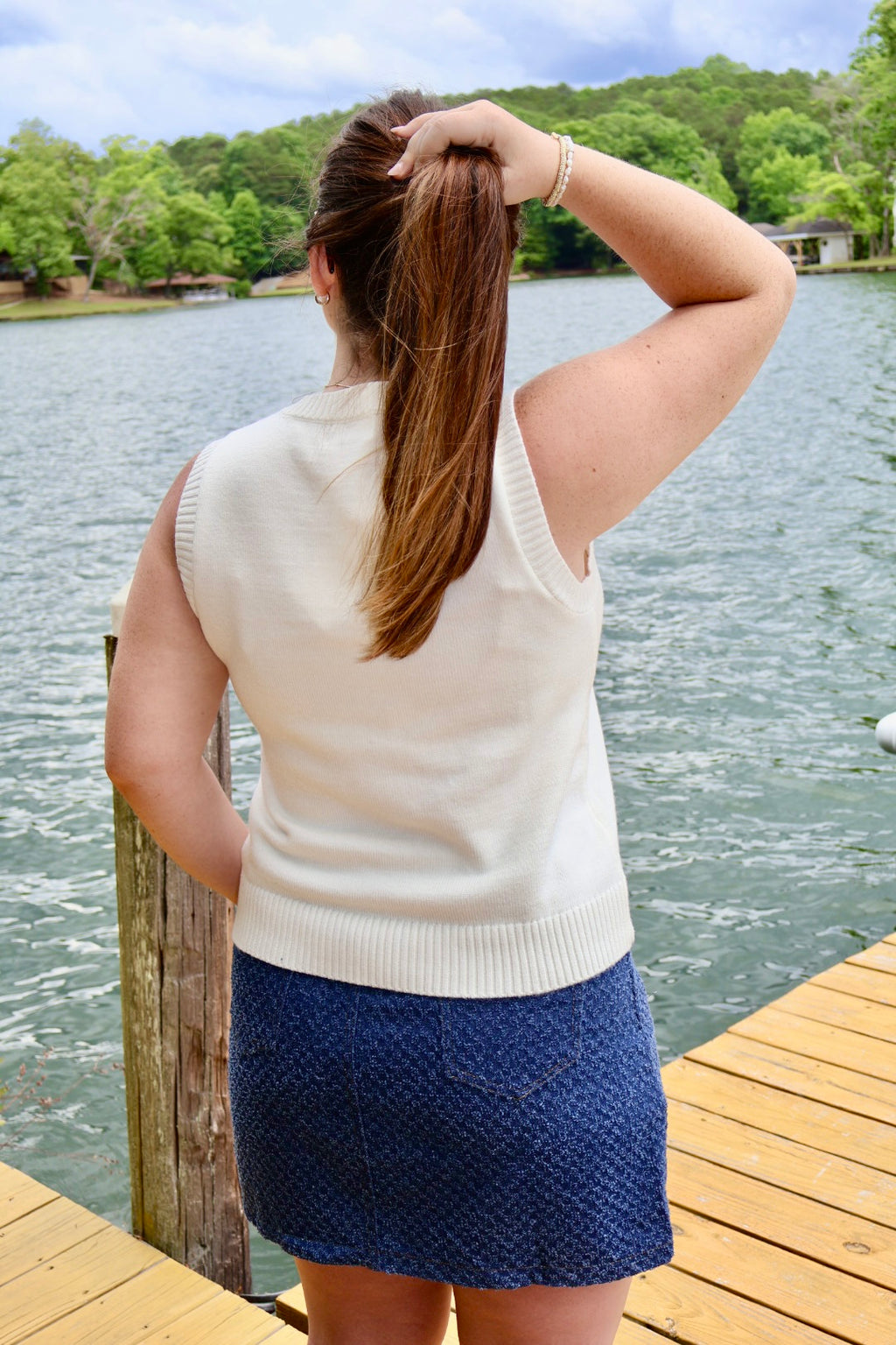 Southern Skies Duck Knit Tank