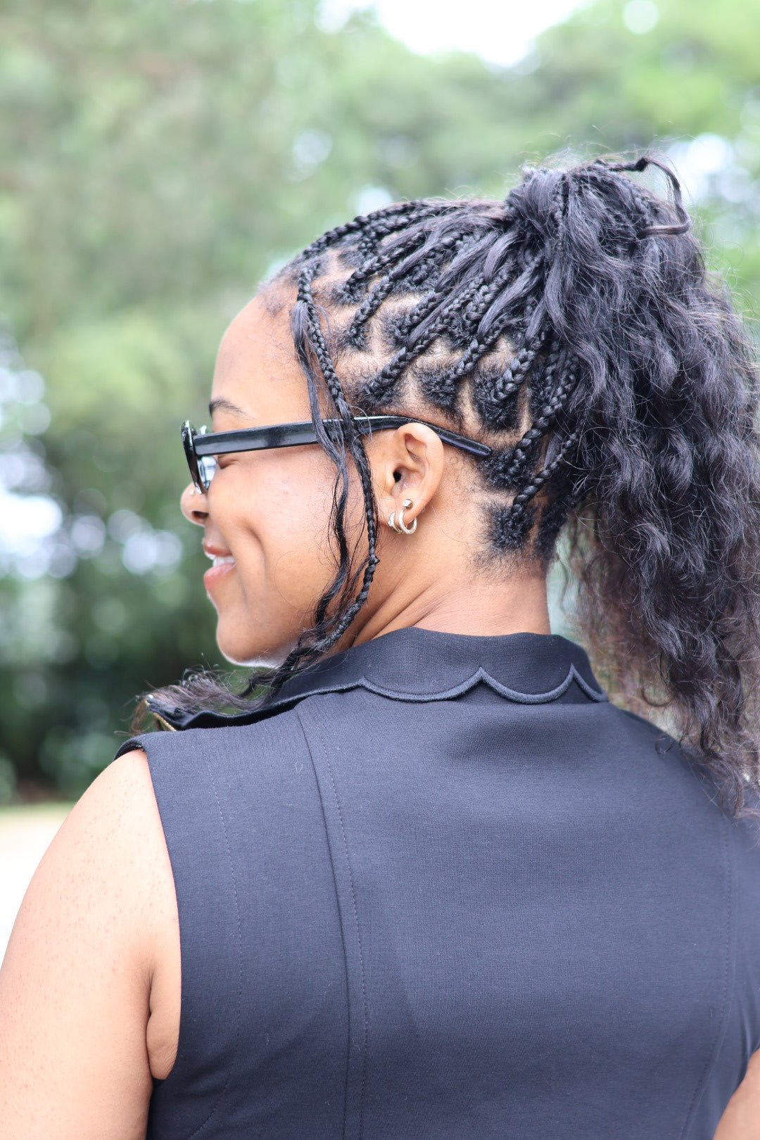Around Town Dress - Jet Black