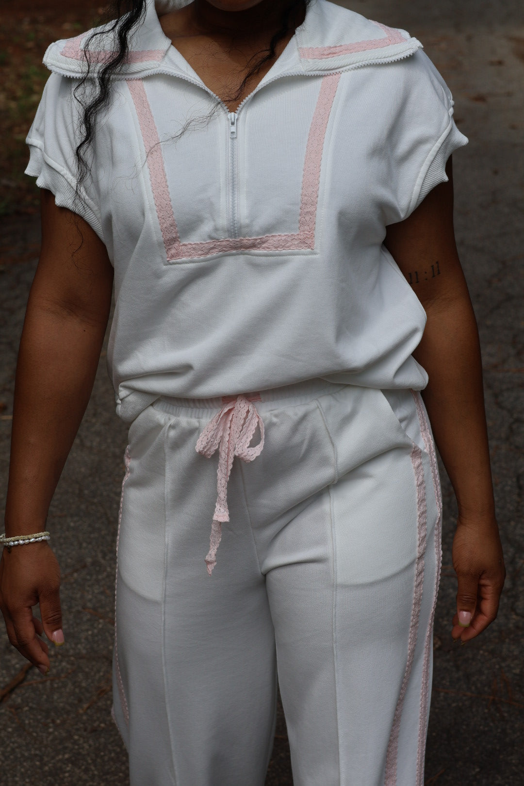 Lace and Leisure Pullover