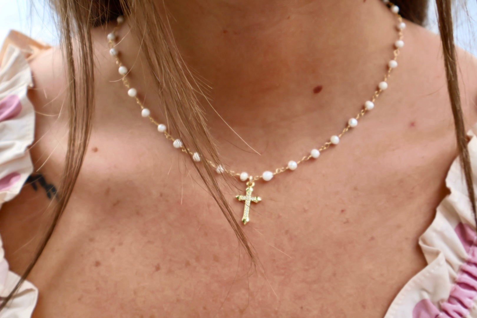 Faith & Pearls Necklace