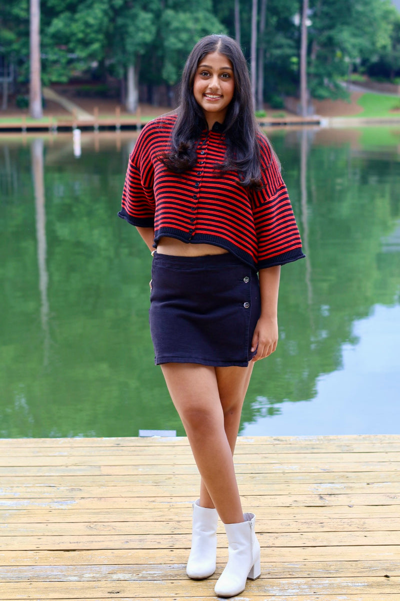 Midnight Stroll Skort