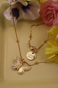 Golden Flutter Necklace