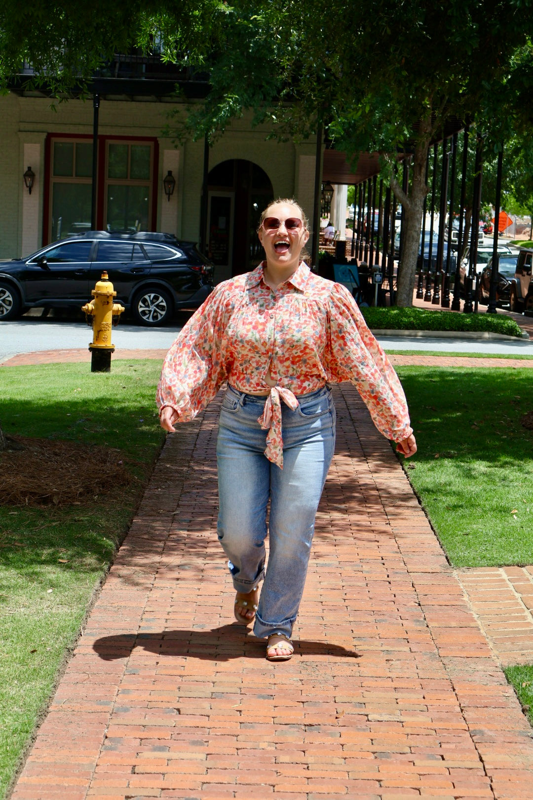 Saturday Market Tie Top