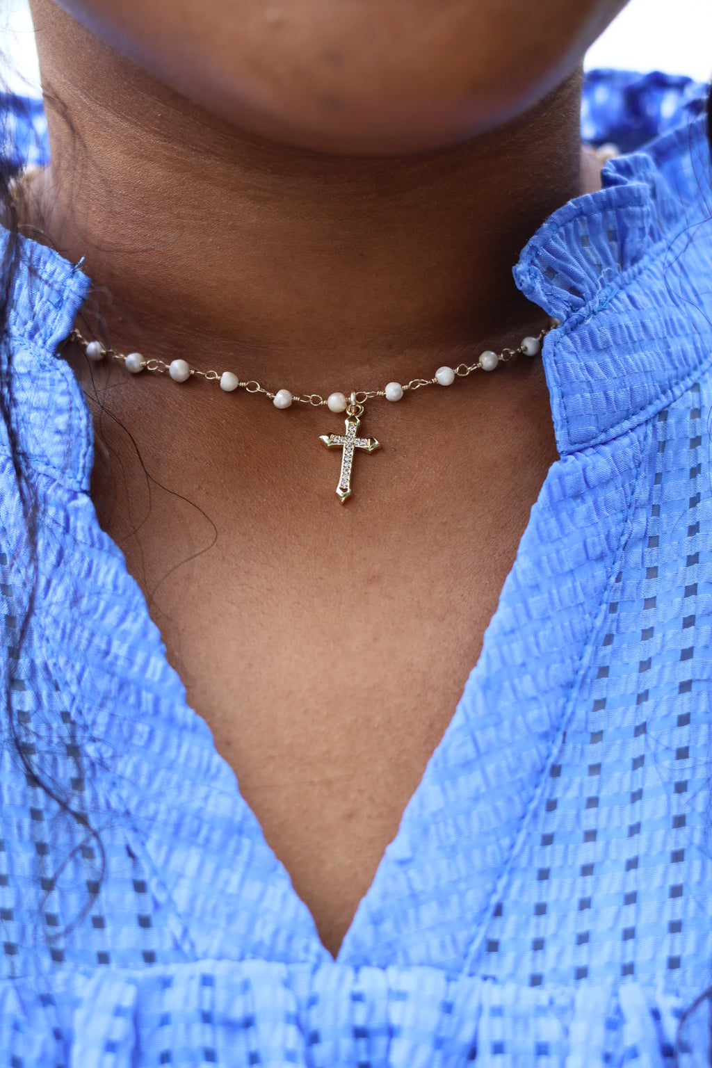 Faith & Pearls Necklace