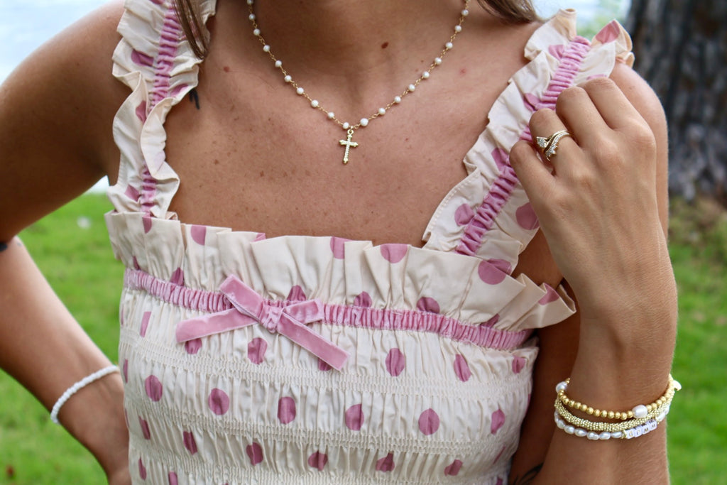 Faith & Pearls Necklace