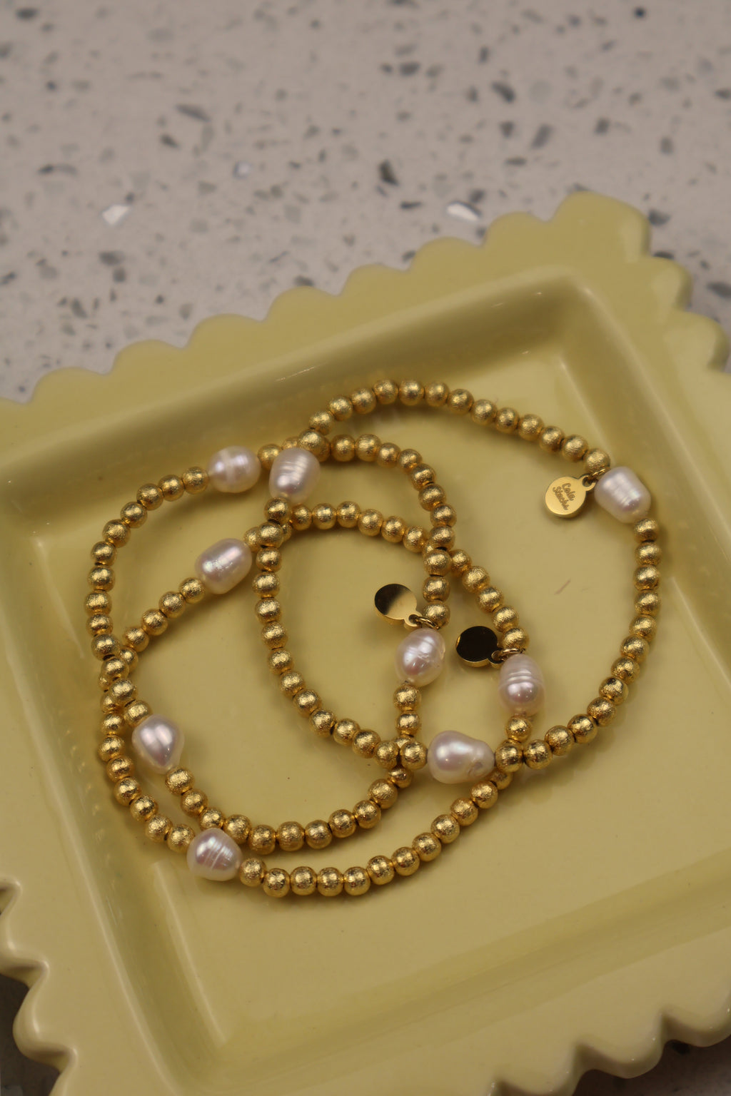 Pearl and Honey Bracelet