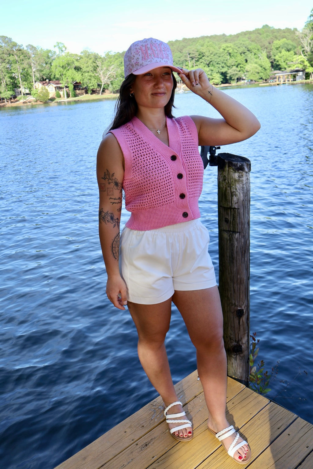 Pretty in Pink Sweater Tank