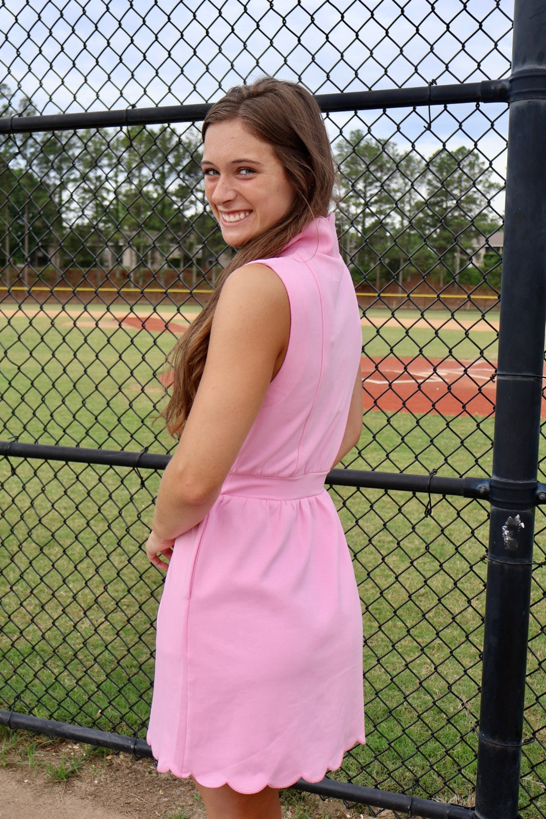 Around Town Dress - Pink Lemonade