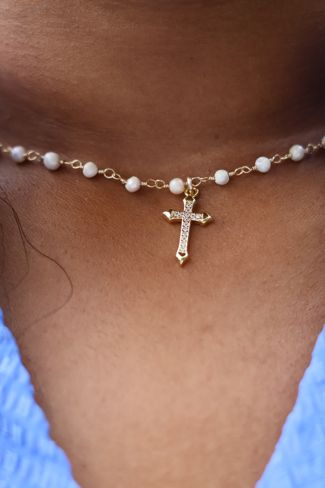 Faith & Pearls Necklace
