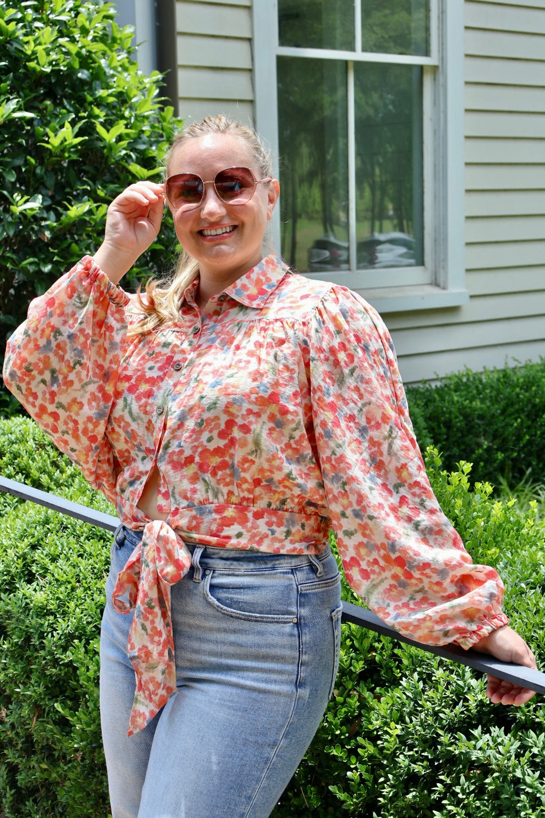Saturday Market Tie Top